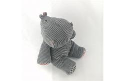 China Customized Stuffed Animal Toy Child Friendly Loveable Face Hippopotamus With 10mm Velvet supplier