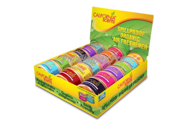 Portable Paper Cardboard Counter Top Display Boxes Environmental Friendly