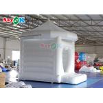 Wedding Inflatable Bounce White Jumping Castle Flame Retardant