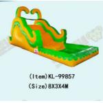 Aldult  Outdoor Rental Inflatable Large Water Slides With Bouncy