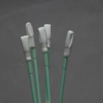 165mm Polyester Dacron Swab With Heat Shrink Green Rigid Handle Swabs for sale