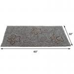 Absorbent 2.5cm Cat Litter Mats 100% Polyester Microfiber for sale