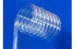 China Clear Quartz Glass Coil Tubing Processing 300mm OD UVC Light supplier