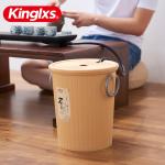 Hotel Room Kitchen Office Tea Leaves Plastic Dustbin Bucket for sale