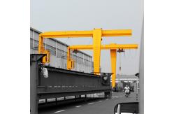 China 10T 6M A3 Q235 MH mobile  single beam gantry crane Remote Control supplier