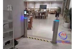 China 0.3s Cylindrical Swing Turnstile Face Recognition Temperature Swing Turnstile Gate supplier