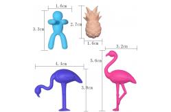 China Animal Pattern Shape Silicone Wine Glass Charms Eco Friendly Customized Logo supplier