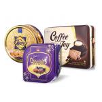 CMYK Biscuit Tin Box With Lid Food Storage Container for sale