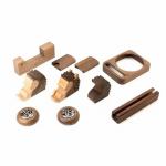 Custom CNC Wood Components with Customizable Finish for Furniture Making for sale