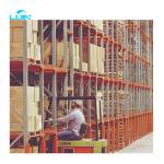 Heavy Duty Industrial Warehouse Storage Drive In Rack 75mm Pitch Hole for sale