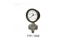 China Plastic 3 inch Diaphragm Oil Filled Gas Pressure Test Gauge supplier