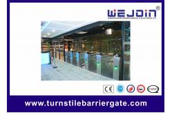 China Intelligent Flap Barrier with 304 Stainless Steel Housing and Bidirectional Passing supplier