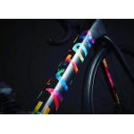 Weatherproof Bicycle Frame Decals Water Transfer Printing Method Easy To Cut