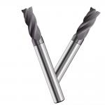 Carbide Graphite Endmill Diamond Coating Milling Cutter for Graphite Carbon Fiber Ceramic for sale