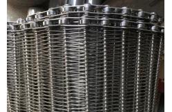 China 1m 1.2m 1.5m Stainless Steel Chain Mesh Conveyor Belt Customization supplier