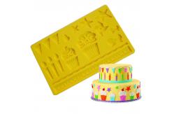 China Multi Layer Silicone Baking Utensils Birthday Wedding Fondant Molds For Cake supplier