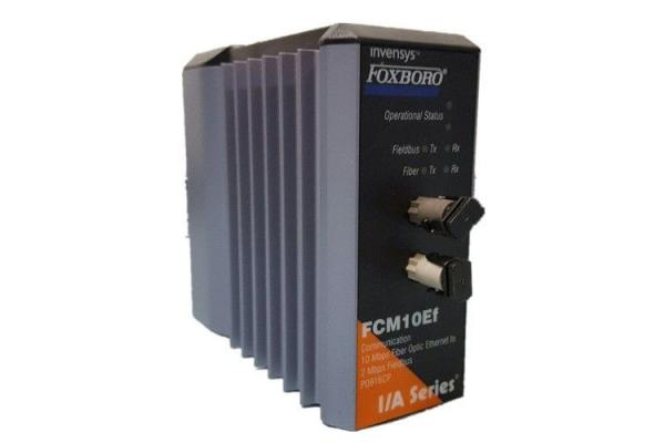 FCM10Ef/P0916CP FOXBORO Communication Module 10MBPS FIBER OPTIC ETHERNET TO 2MBPS FIELDBUS