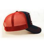 Customized Size  Snapback Hats , Mesh Trucker Cap 3d Embroidered