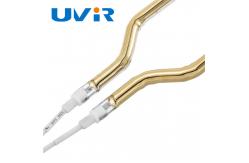 China High Temperature Resistant Infrared Heating Element Tube For Industrial Use supplier