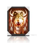 UV Printing 3D Lenticular Picture Frame For Home Decoration