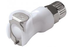 China Acetal Fluid Coupling Quick Connector PLC In Line Hose Barb supplier