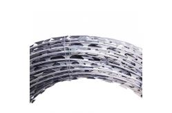 China Electro Galvanized1.5mmx1.5mm Diamond Welded Razor Wire Mesh supplier