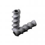 Wear Resistant Bimetallic Screw Elements And Barrel For Plastic Extruder Of Fluoroplastic Masterbatch for sale