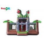 Kids Inflatable Bounce Amusement Park Dinosaur Theme Bouncy Castle for sale