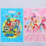 Stylish Die Cut Handle Plastic Bags 15x25cm Foldable Lightweight Plastic Carrier Bags for sale