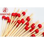 Decoration Natural Bamboo 15CM Beaded Toothpicks for sale
