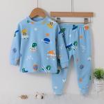 Printed Pattern Kids Winter Night Suits fantasy Winter Matching Pajamas for sale
