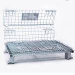 Collapsible Workshop 6.0mm Wire Q235 Steel Pallet Cages for sale