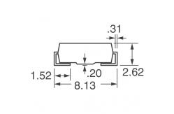 China 3.0A SURFACE MOUNT Rectifier Diode , Schottky Barrier Diode B340-13-F supplier