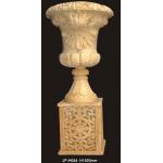 Lightweight Sandstone Planter Pot Hand Carved Customized for sale