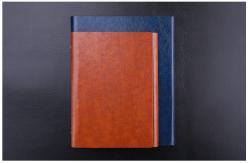 China Magnetic Metal Flap A5 Ring Binder Journal , Weekly Monthly Leather Business Binder supplier