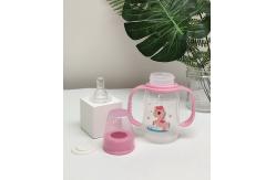 China 8oz 240ml Newborn Baby Milk Bottle With PP Double Handle supplier