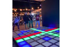 China Multi Players Jumping Grid Game Lighted Dance Floor Panels For Entertainment supplier