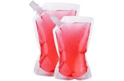 China 300 Microns Spout Plastic Juice Drink Bag Pouches Gravure Printing supplier