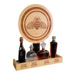 Customized Wine Display Stand Unique Style Wooden Wine Display Rack Splendid Bar For Pubs for sale