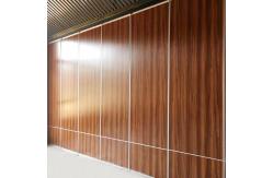 China Modern Hotel Sliding Acoustic Partition Wall Melamine Surface Hanging System supplier