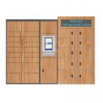 Indoor Meat Refrigerated Locker 240V Smart Cabinet Icecream Lockers for sale
