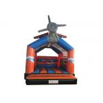 Airplane cartoon inflatable bouncer / commercial inflatable bouncer house cute helicopter inflatable jumping for sale