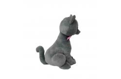 China 30CM Simulation Grey Cat Stuffed Animal Plush Toys Smooth Feel supplier
