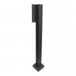 54 Black Steel Gooseneck Stand Metal Fabrication Parts ISO9001 Approval