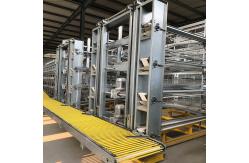 China 2pc/Layer HDG Poultry Egg Collection System Automatic 4m/Min Speed supplier
