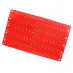 Personalized Vinyl Plastic Wristbands , Adjustable Custom Vinyl Bracelets for sale
