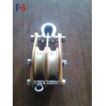 Lightweight Hoisting Tackle With Hook Aluminum Alloy And MC Nylon Open Style Single Sheave Pulley Block For Heavy Lifting for sale
