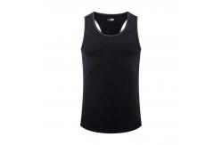 China Moisture Wicking Summer Mens Vest Leisure Sports Breathable Quick Drying Elastic Cool supplier