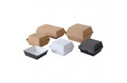 China Custom Corrugated Cardboard Hamburger Box  Food Grade Packaging with Logo supplier