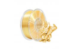 China 3D Printing Filament Silk Gold PLA Plus Toughness Enhanced 3D Printer Filament supplier